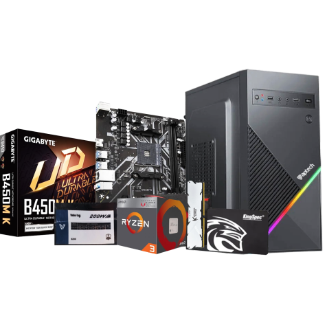 AMD Ryzen 3 2200G Processor Desktop PC