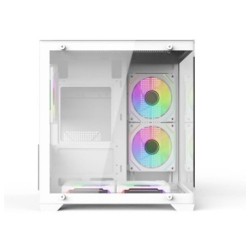 ARS Precious 007 INFINITY ARGB Mid Tower M-ATX Gaming Casing in White