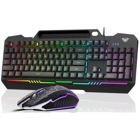 AULA T102 RGB Keyboard & Mouse Gaming Combo