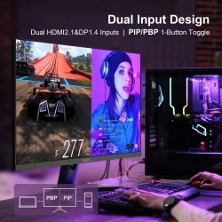 GEESUU BlazeWheel MG270L2Q 27" 200Hz 2K QHD IPS Gaming Monitor