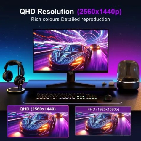 GEESUU BlazeWheel MG270L2Q 27" 200Hz 2K QHD IPS Gaming Monitor