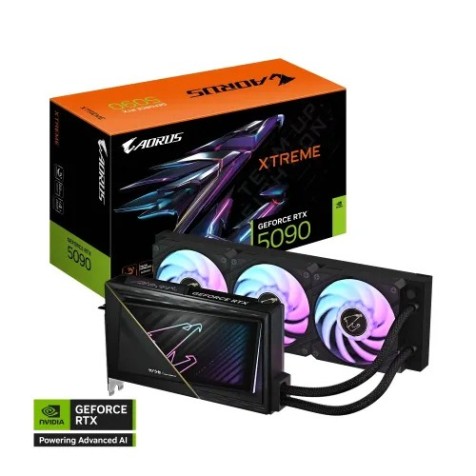 GIGABYTE AORUS GeForce RTX 5090 XTREME WATERFORCE 32GB GDDR7 Graphics Card
