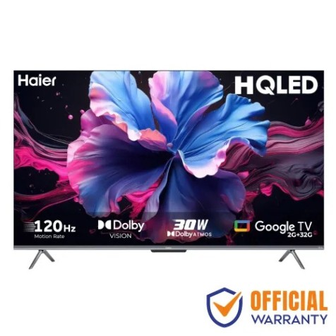 Haier H43P7UX 43 Inch Voice Control HQLED 4K Smart Google TV