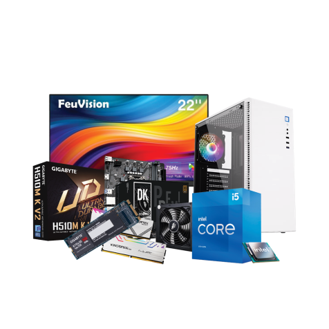  Intel 11th Gen Core i5-11400 Rocket Lake Processor Desktop PC