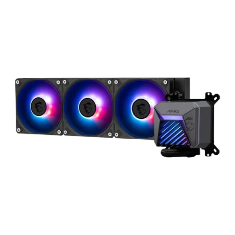 MSI MAG CORELIQUID A15 360mm AIO ARGB Liquid CPU Cooler – High-Performance Cooling
