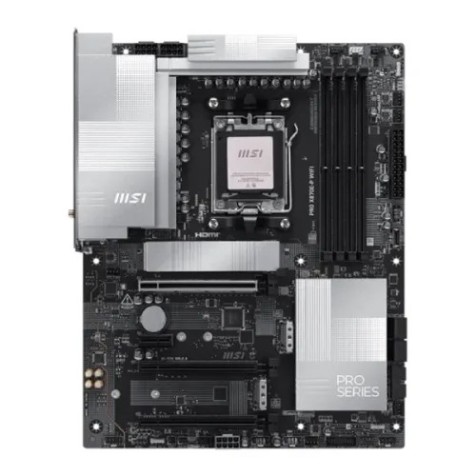MSI PRO X870E-P WIFI AM5 ATX Motherboard