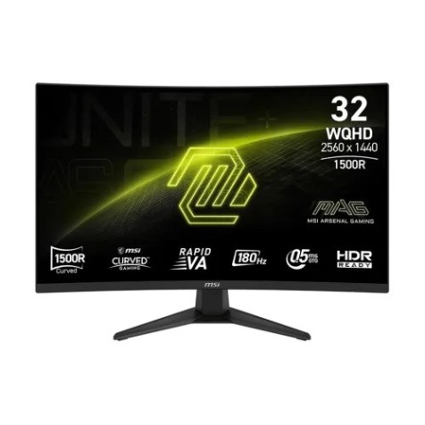 MSI MAG 321CQF E18 32" WQHD 180Hz Rapid VA Curve Gaming Monitor