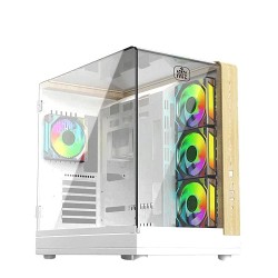 Monarch Aqua X7 ARGB ATX Gaming Case White