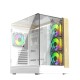 Monarch Aqua X7 ARGB ATX Gaming Case White