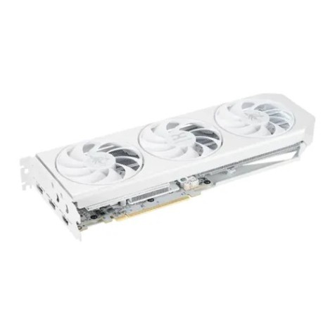 PowerColor Hellhound Spectral White AMD Radeon RX 9060 XT 16GB GDDR6 Graphics Card