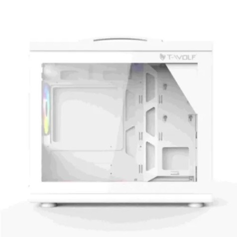 T-Wolf XPLENDER X5 BH ARGB M-ATX Portable Casing White