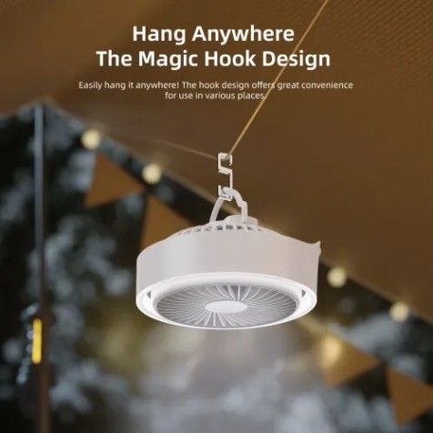 Vyvylabs D04 Mini Portable Desktop Fan with LED light