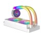 1STPLAYER MT240 INFINITE SPACE ARGB Liquid CPU Cooler White