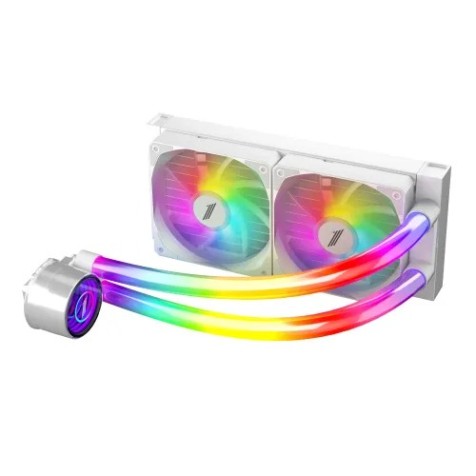 1STPLAYER MT240 INFINITE SPACE ARGB Liquid CPU Cooler White