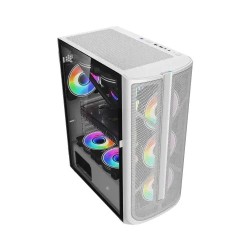 1STPLAYER X4 White Mid Tower RGB Gaming Case