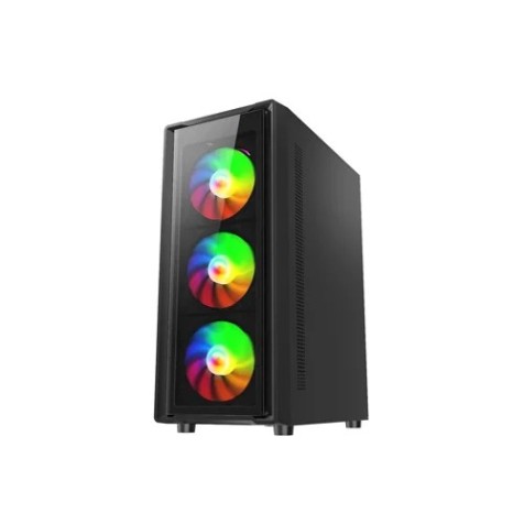 APTECH 305-A03 ARGB GAMING CASE (BLACK)