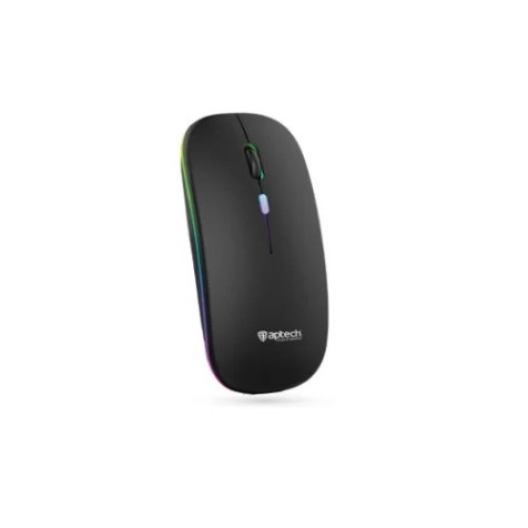 Aptech W61 Wireless Rechargeable Silent RGB Mouse 