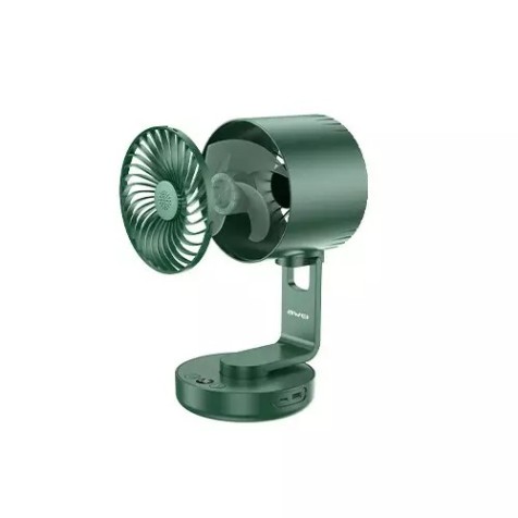 Awei F34 Folding Long Duct Circulator Rechargeable Fan with Night Lamp