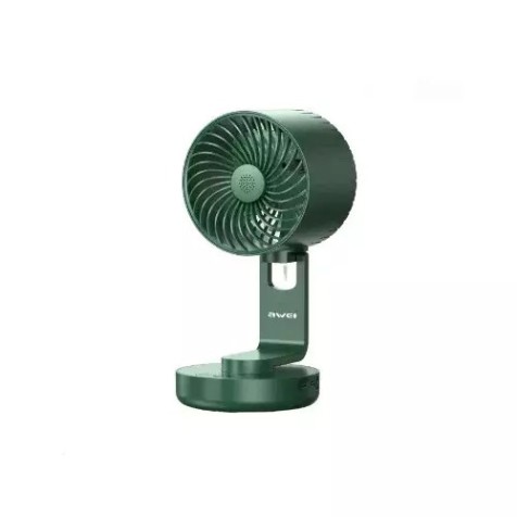 Awei F34 Folding Long Duct Circulator Rechargeable Fan with Night Lamp