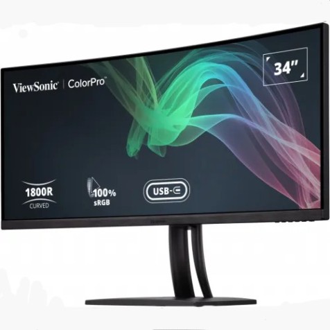 ViewSonic VP3481a ColorPro 34" UltraWide QHD Curved Monitor