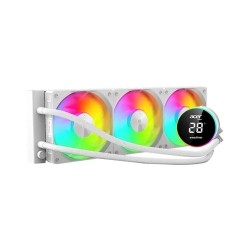 Acer AC360YNW ARGB 360mm AIO White Liquid CPU Cooler