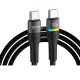 Teton 100W 5A 1.2M Type-C to Type-C Fast Charging Data Cable (TU-CC33)