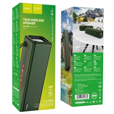 Hoco HC3 Bounce Sports Wireless Speaker Dark Green