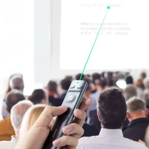 Baseus Orange Dot Green Laser Wireless Presenter