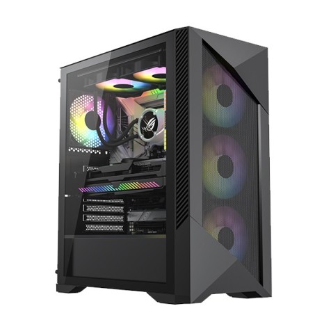 Dark Ghost 8047 Fixed RGB ATX Mid Tower Gaming Casing