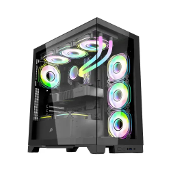 1STPLAYER Mi8 ATX Gaming Casing – High Airflow PC Case