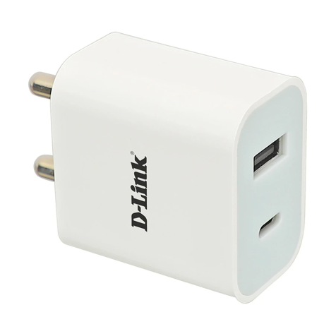 D-LINK 20W Adapter with Dual Port Output (1C + 1A) – Fast and Efficient Charging