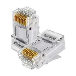 D-Link Cat5e RJ45 Connector Transparent