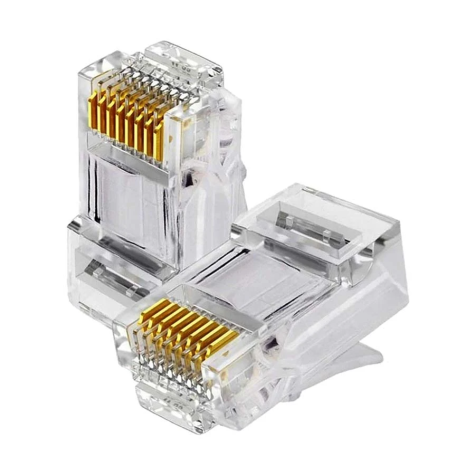 D-Link Cat5e RJ45 Connector Transparent