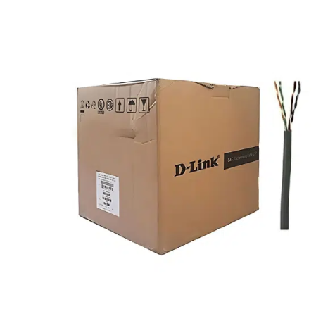 D-Link Cat6 UTP 24AWG 4-Pair Copper Solid Cable – 305M
