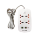 D-Link Power Strip with 4 AC Outlets, 5 USB & 1 Type-C Port – All-in-One Charging Solution