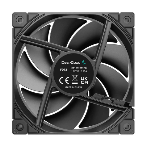 DeepCool FD12 120mm Case Fan – High Airflow & Quiet Cooling Performance