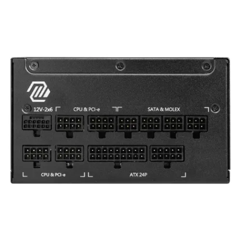 MSI MAG A750GL PCIe 5.0 750W 80 Plus Gold Fully Modular Power Supply – Efficient & Stable Power for Gaming PCs