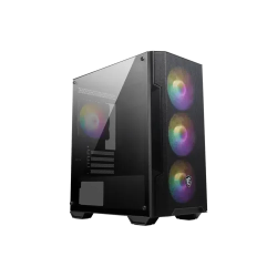 MSI MAG FORGE M100A Micro-ATX Tower Gaming Case – Compact Design with Optimized Airflow