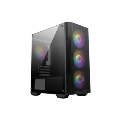 MSI MAG FORGE M100A Micro-ATX Tower Gaming Case – Compact Design with Optimized Airflow