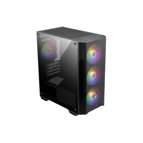 MSI MAG FORGE M100A Micro-ATX Tower Gaming Case – Compact Design with Optimized Airflow
