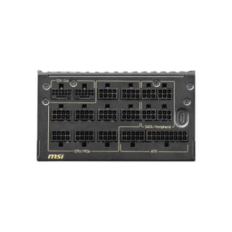 MSI MEG Ai1600T PCIe 5.0 1600W 80 Plus Titanium Fully Modular Power Supply