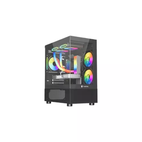 Tharmal TH-TP600-B M-ATX Mid Tower Case for Gaming PCs